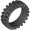 61254 Tire 24mm D. x 7mm Offset Tread - Band Around Center of Tread