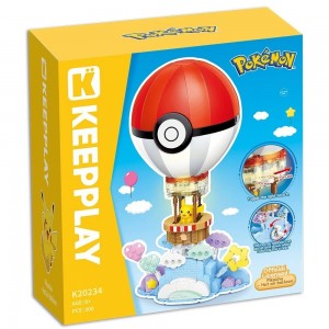 Keeppley K20234 Pokemon Pikachu Adventure Hot Air Balloon Building Block